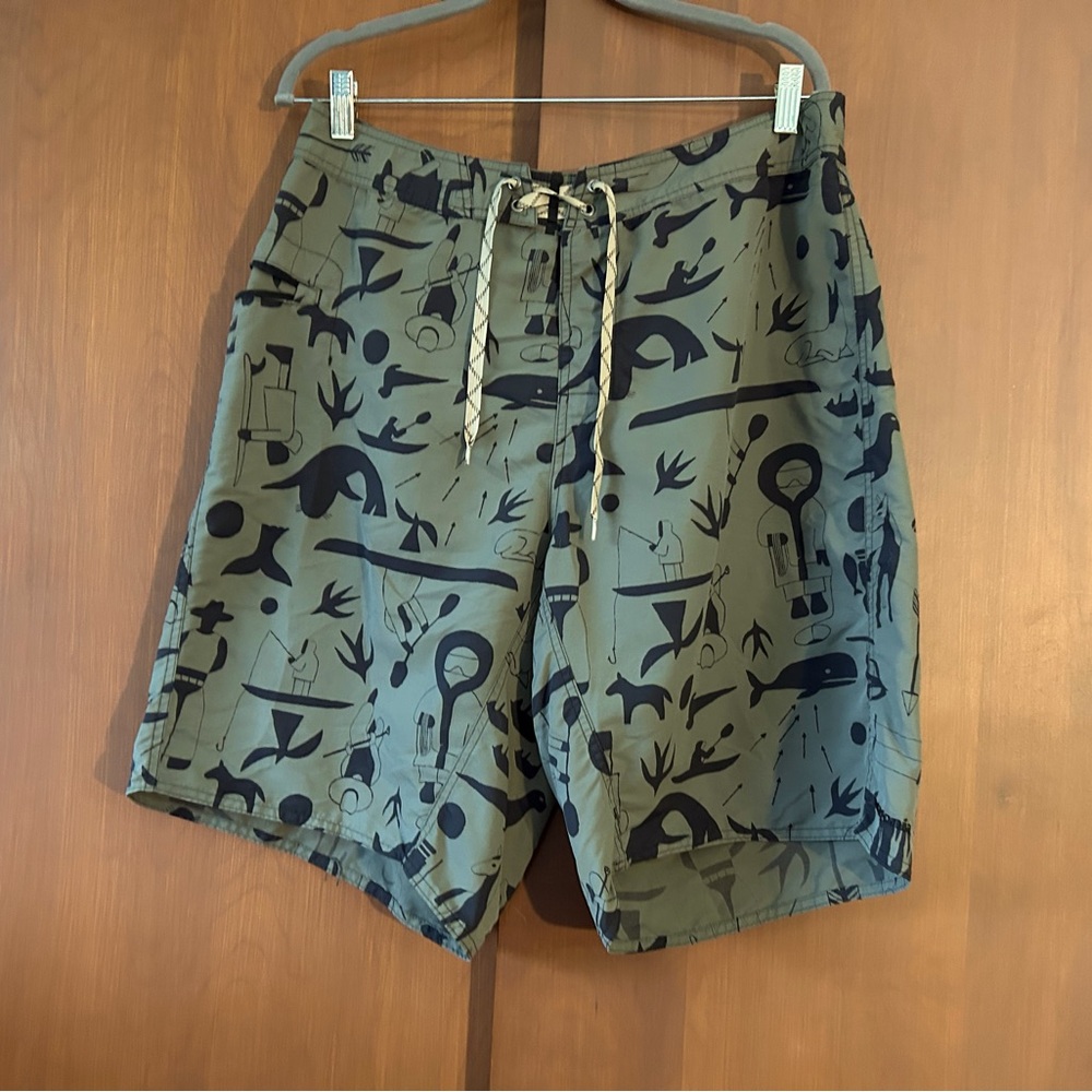 Patagonia board shorts.